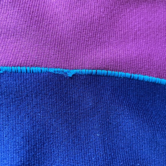 Patagonia Midweight Capilene 1/4 Zip Top Pink and Blue Women’s S - Picture 7 of 10